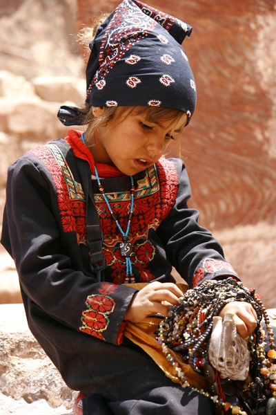 Meisje in Jordanië