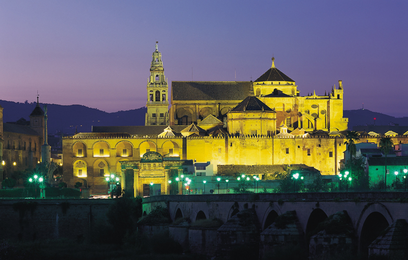 Avondzicht op de Mezquita