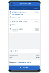 Koop ticket NMBS Beego