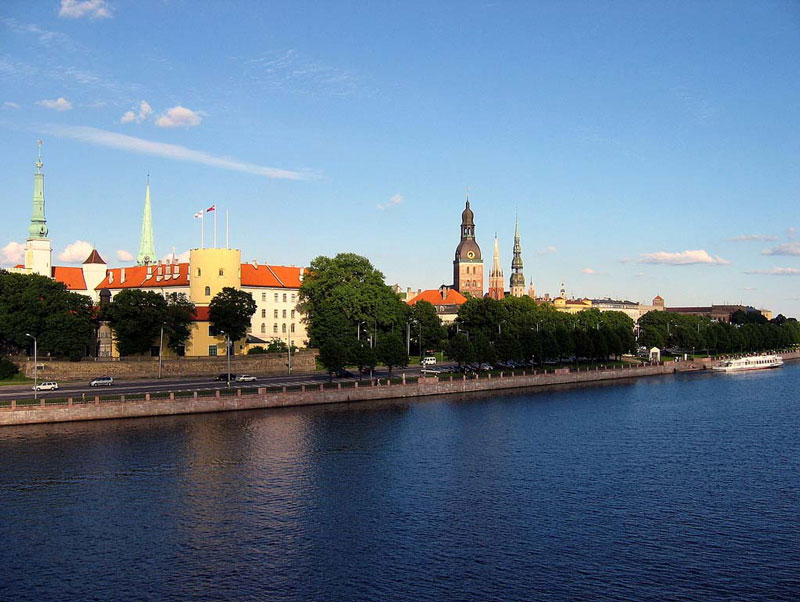 Daugavarivier te Riga