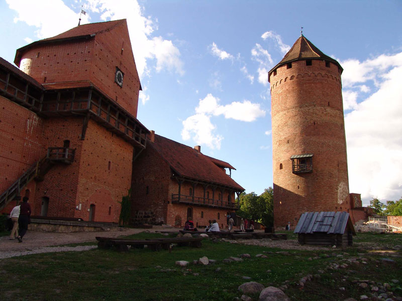 Siguldaburcht in Letland