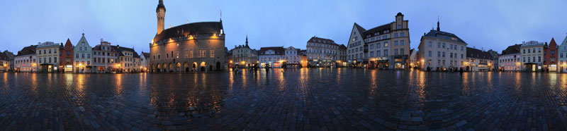Panoramisch zicht op Tallinn