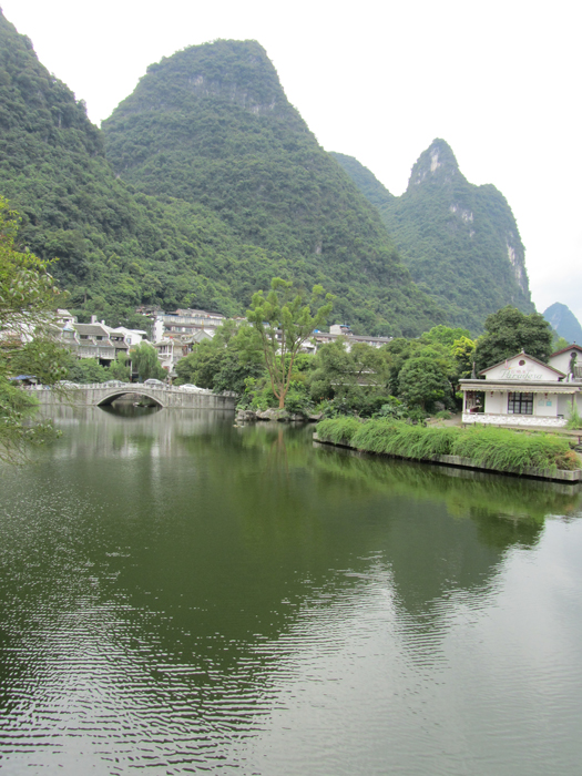Li-rivier doorkruist Longji.