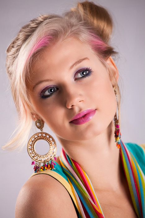 Foto 1: Model Bo Ackaert, Mua Bo Ackaert, Fotografie: Nies & Lydia