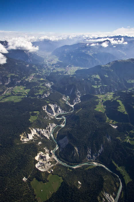 Rijnkloof bij Disentis overview