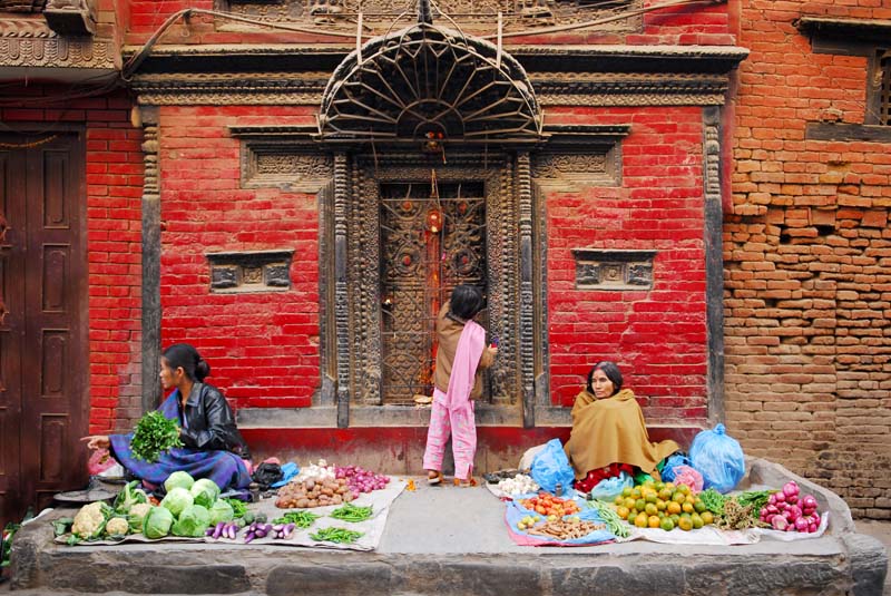 Kathmandu markt