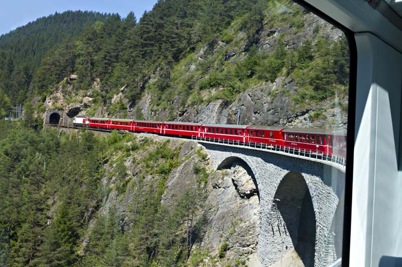 Glacier express door bergen