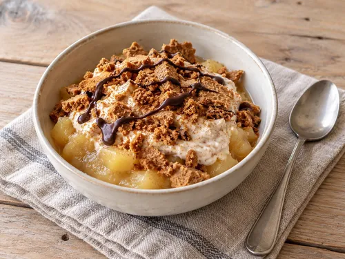 Appelmoes met kaneel en speculaas