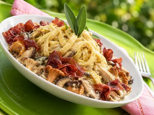 Bospaddenstoelenpasta
