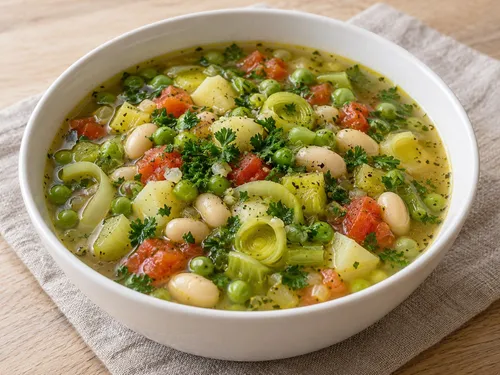 Groene minestrone