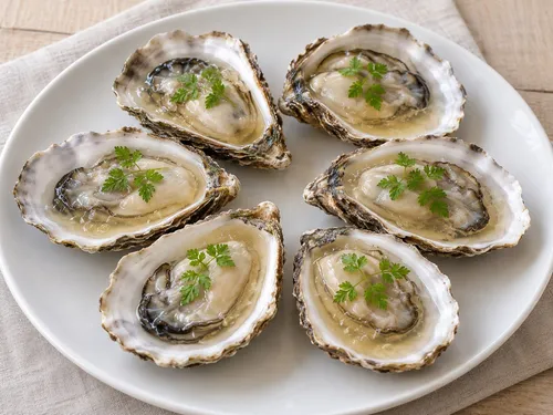 Oesters in citroenverbena