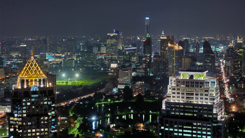 Bangkok by night.