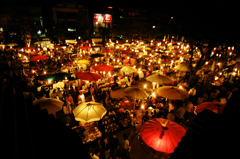 Chiangmai nachtmarkt.