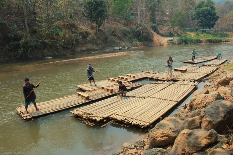 Mae Taeng (bamboovlotten).