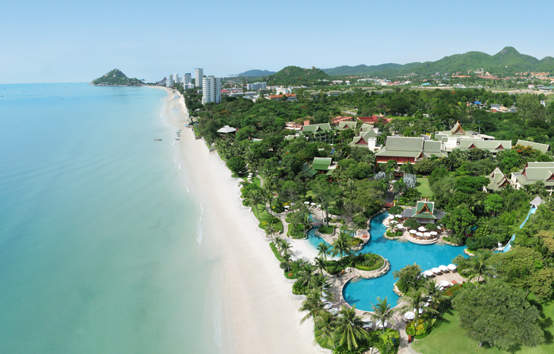 Hua Hin kust.